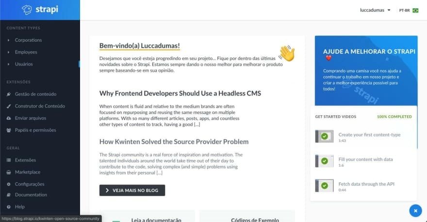 XÂY DỰNG MỘT API ĐẦY ĐỦ với NodeJS + Strapi trong 5 phút hoặc ít hơn ...