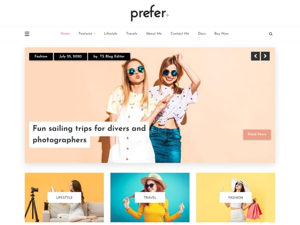 theme WordPress bố cục lưới miễn phí