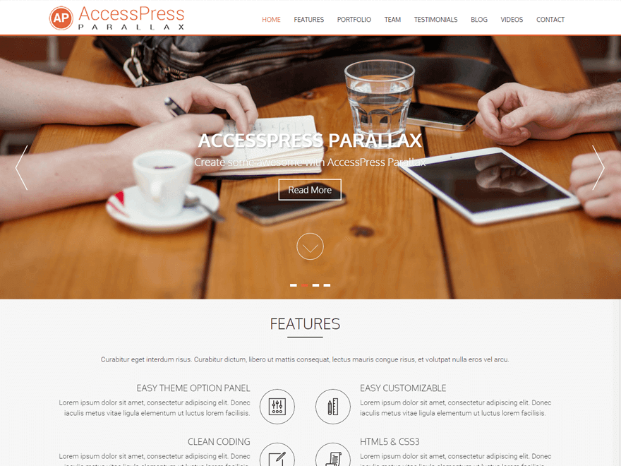 AccessPress Parallax - Best Premium One Page Theme
