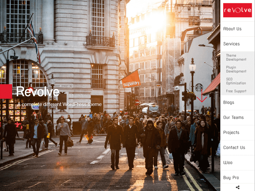 theme WordPress xoay