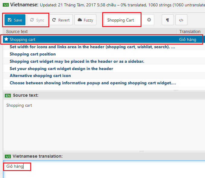 Việt hóa theme WordPress bằng plugin Loco Translate
