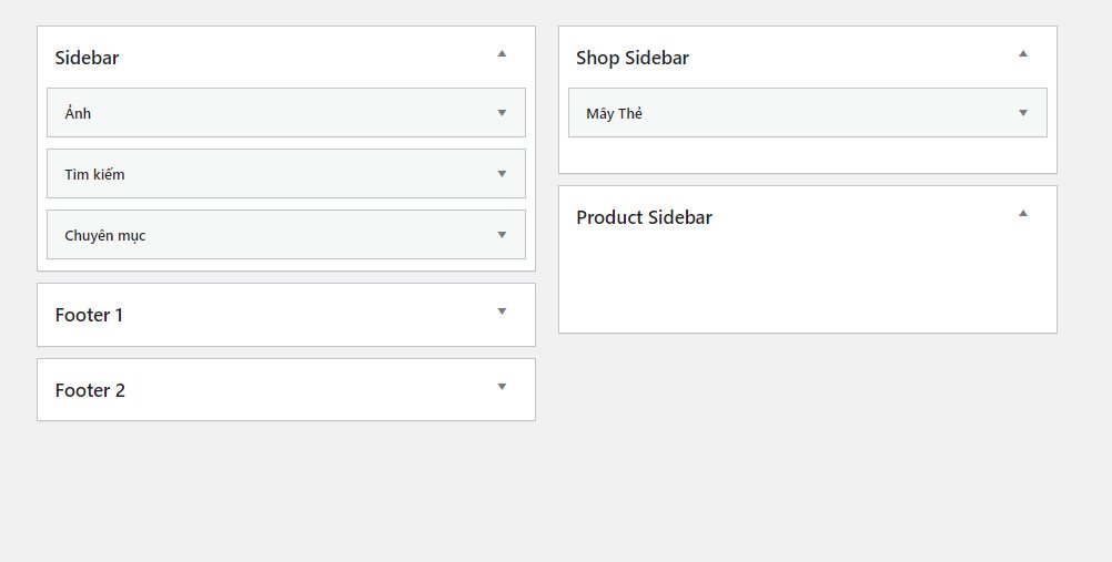 siderbar-widget Siderbar widget của theme flatsome